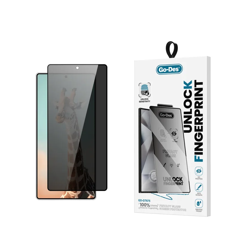 Go Des GD-001 Samsung Galaxy S26 Ultra Privacy 9H Temperli Cam Ekran Koruyucu