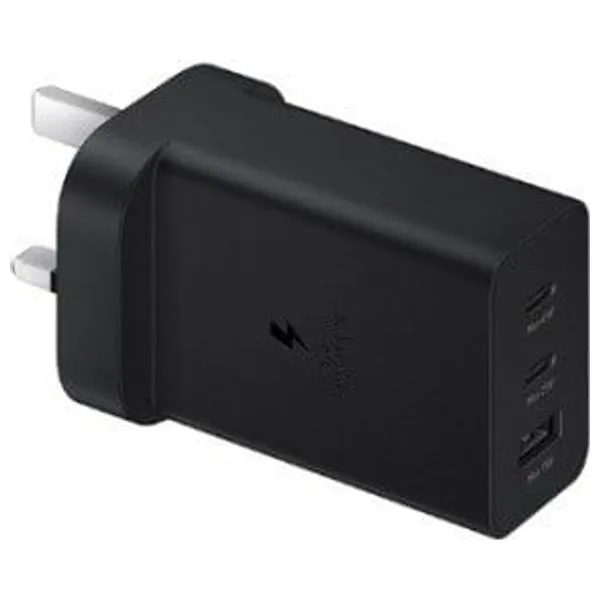 Samsung 65W PD Power Adapter Trio USB-C x 2 Ports USB-A