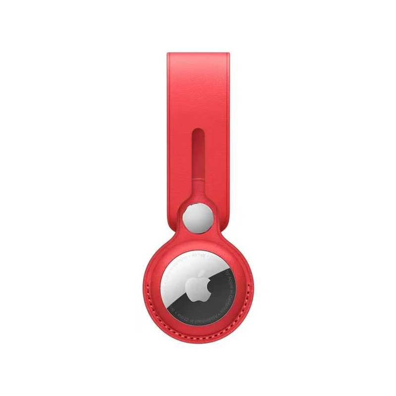 Wiwu Leather Ouch for Airtag Red