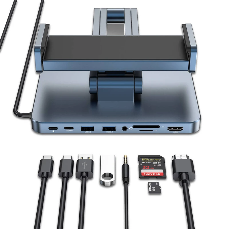 Wiwu Adjustable USB-C Stand 8in1  AH801