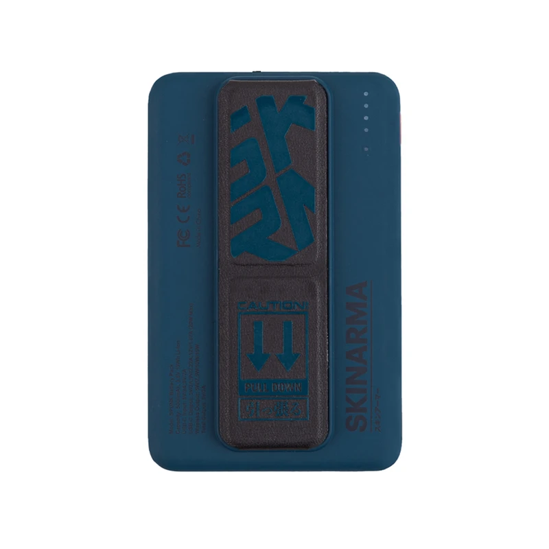 Skinarma 5000mAh 15W Magnetik Hızlı Şarj Mavi Powerbank