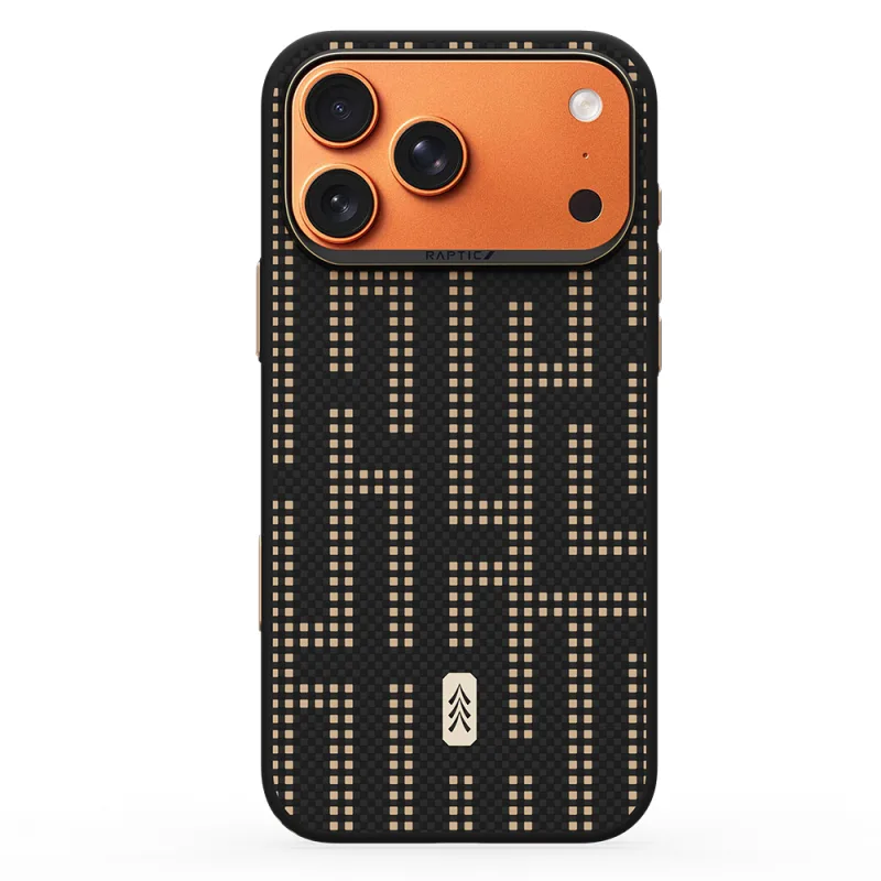 Ractip Valor Apple iPhone 17 Pro Max Aramid Skin Grid Kılıf