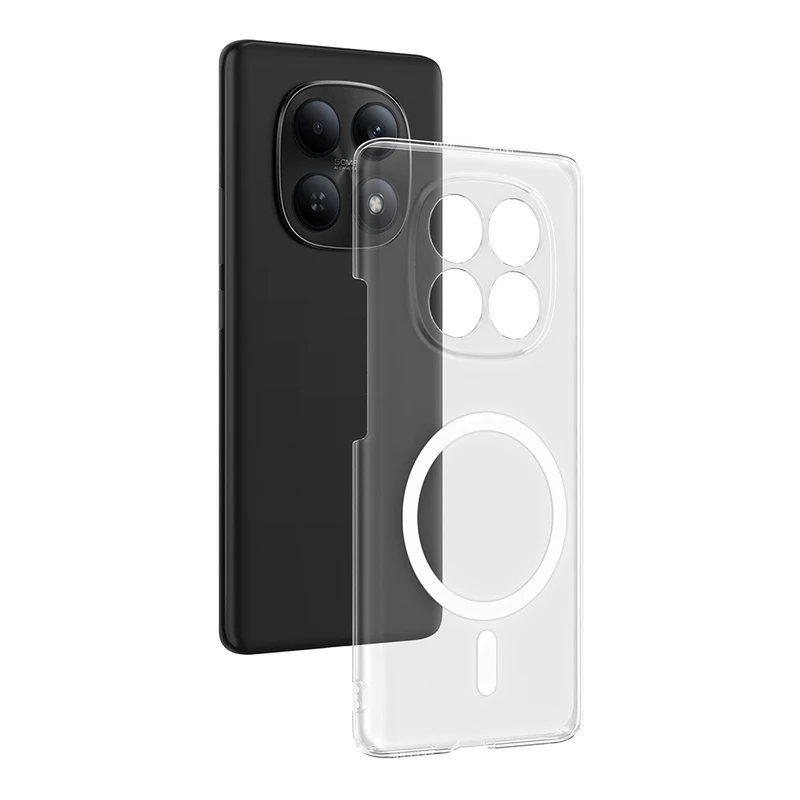 Zore Xiaomi Redmi Note 15 4G London M-Safe Şeffaf Sert PC Kılıf