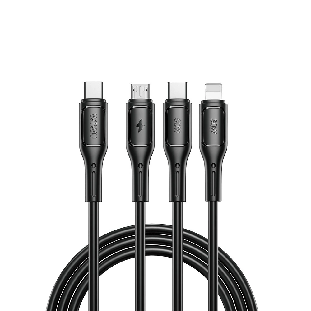 Wiwu Wi-C046E Starlink 60W 3in1 Hızlı Şarj Kablosu