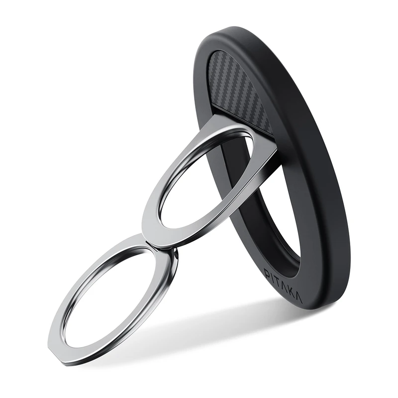 Pitaka Magsafe Phone Ring Holder Black