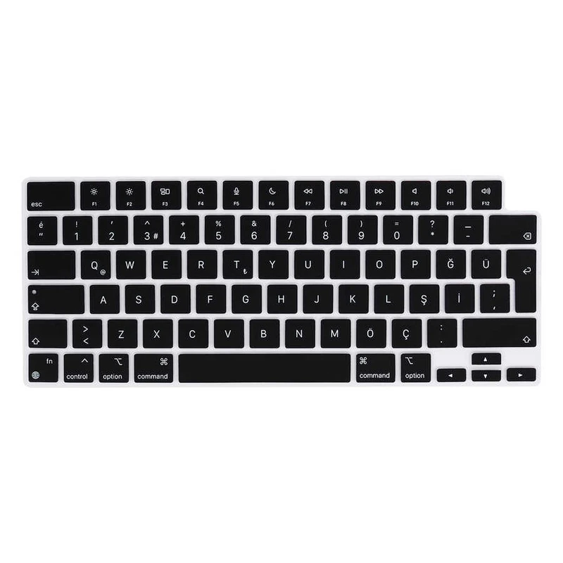 Zore Apple MacBook 14.2 2021 A2442 Şeffaf Silikon Klavye Koruyucu