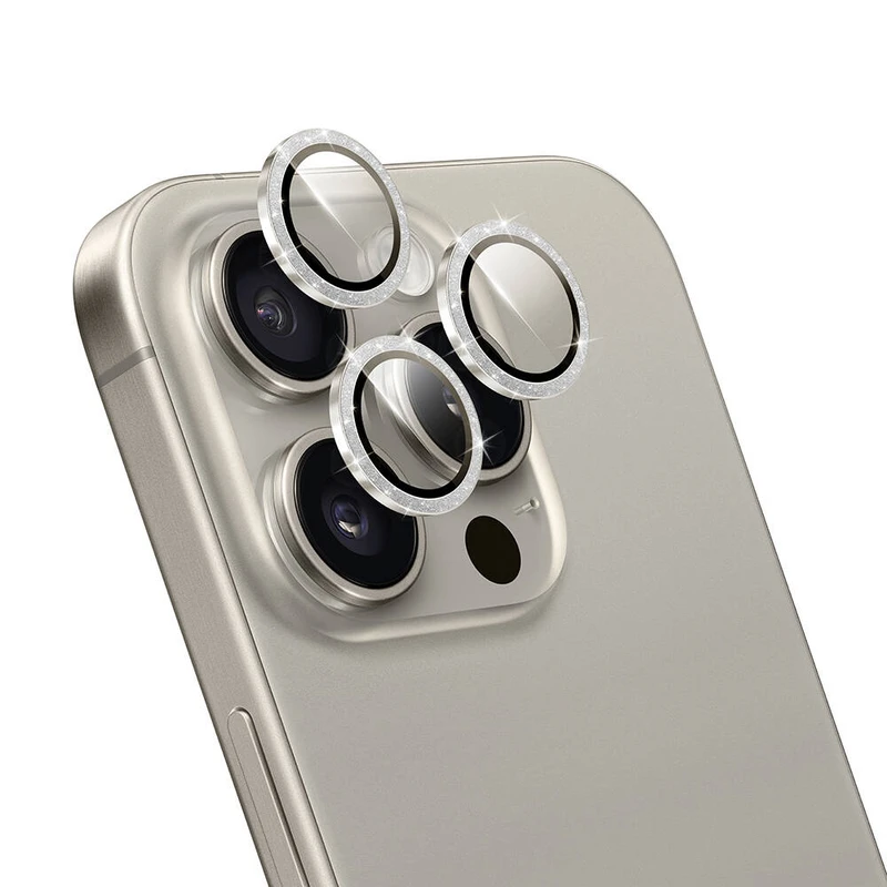 Wiwu LG-006 Diamond Lens Guard Apple iPhone 16 Pro Kamera Lens Koruyucu