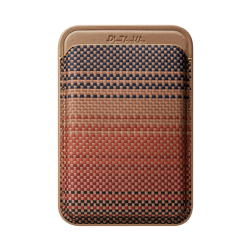 Pitaka Magnetic Woven Wallet Brown