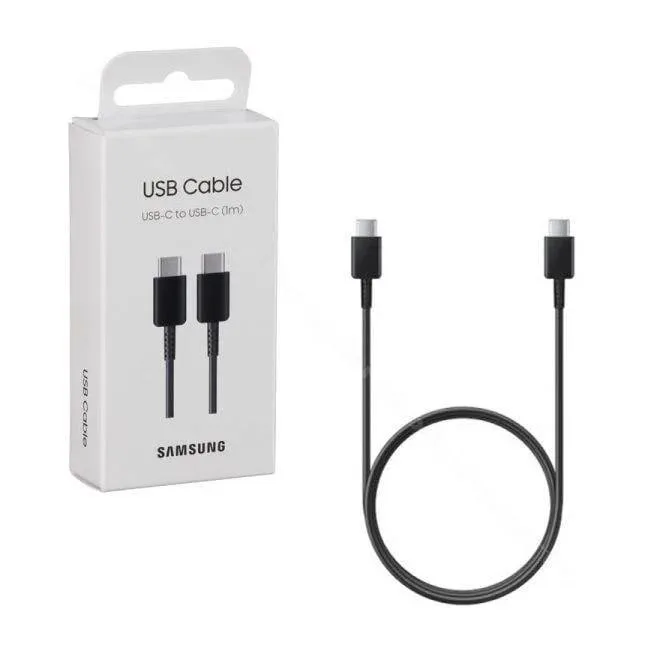 Samsung EP-DA705 USB-C to USB-C 1m 60W Siyah Şarj Kablosu