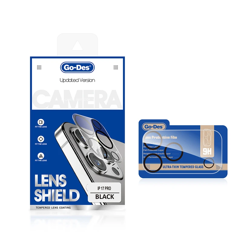 Go Des Lens Shield CL-14 Apple iPhone 17 Pro Max Kamera Lens Koruyucu