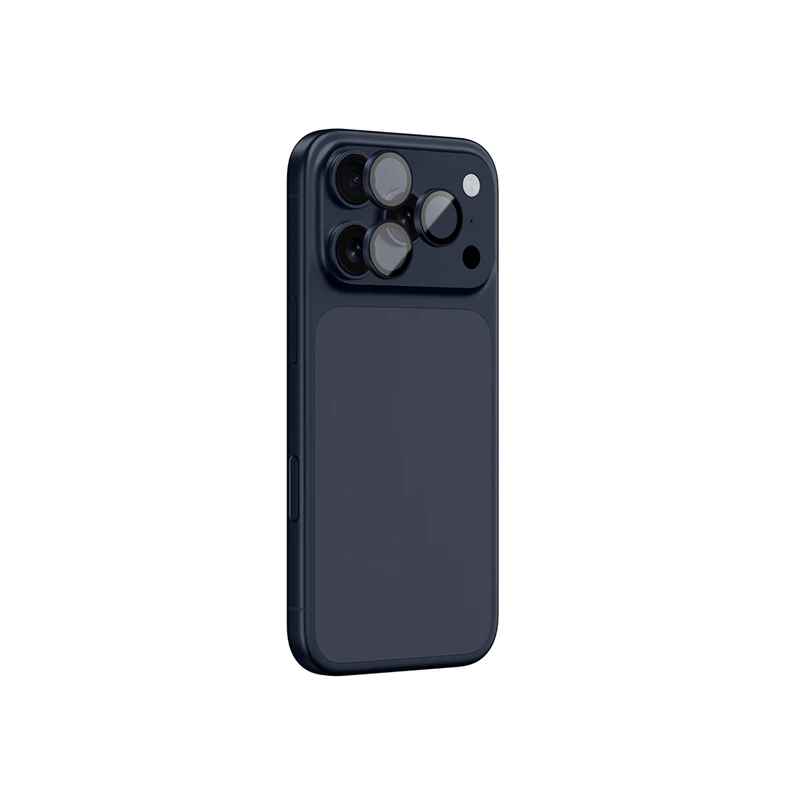 AmazingThing Apple iPhone 17 Pro Mavi Çerçeveli Kamera Lens Koruyucu