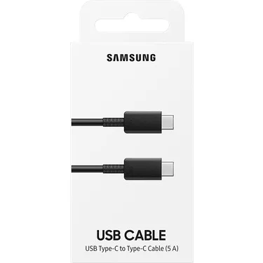 Samsung EP-DN975 USB-C to USB-C 1m Siyah Şarj Kablosu