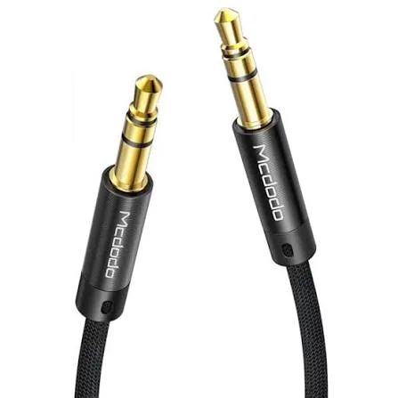 Mcdodo CA-664 3.5mm AUX 1.2m Siyah Ses Kablosu