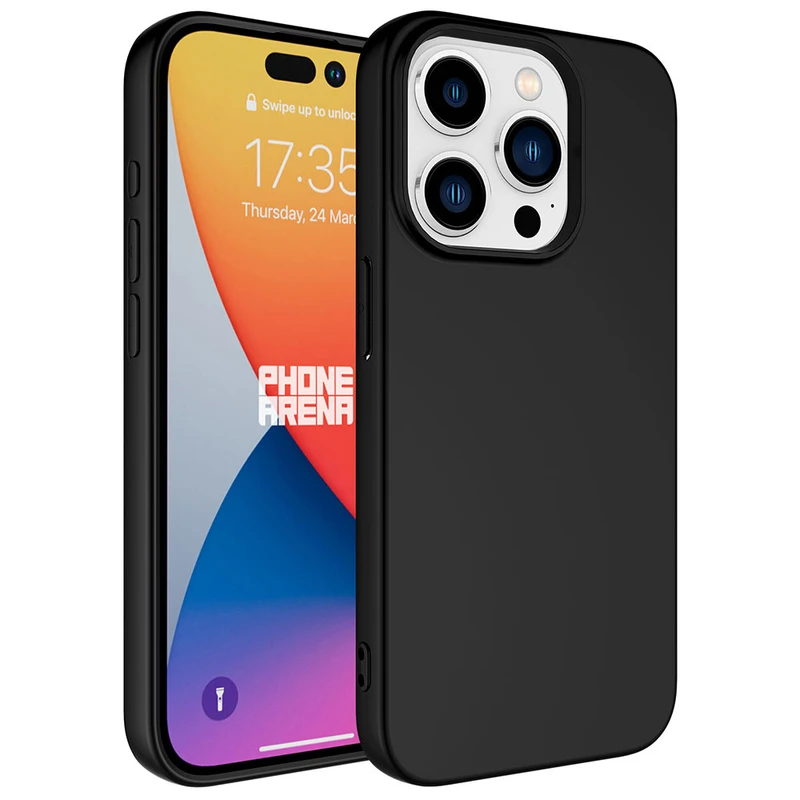 Zore LSR Lansman Apple iPhone 15 Pro Max Siyah Kılıf