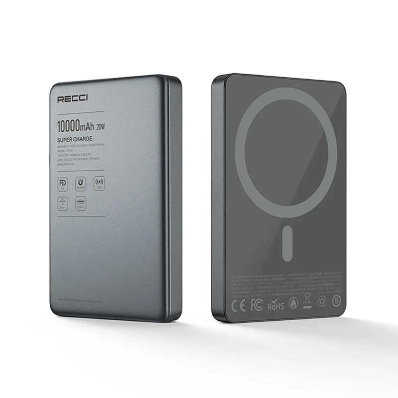 Recci RP35 10000mAh Magnetik Hızlı Şarj Powerbank