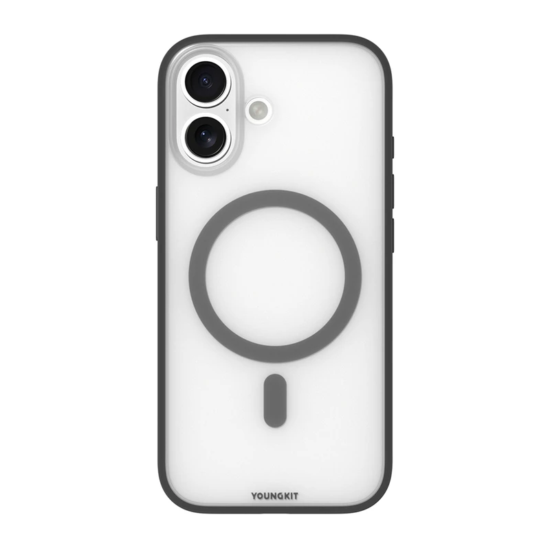 Youngkit Apple iPhone 17 Clear Serisi M-Safe Şarj Özellikli Şeffaf Kılıf