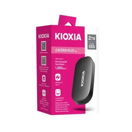 Kioxia Exceria Plus G2 2 TB Taşınabilir SSD LXD20K002TG8