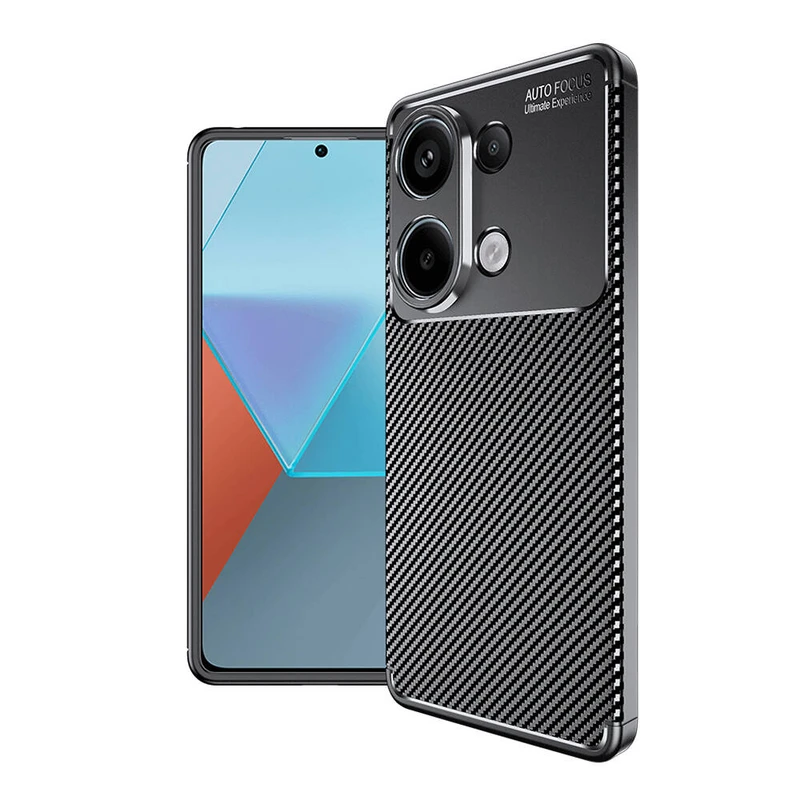 Zore Xiaomi Redmi Note 13 4G Negro Silikon Kılıf