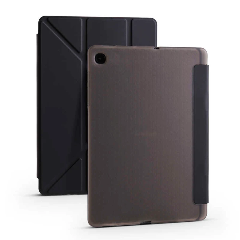 Zore Tri Folding Samsung Galaxy Tab S6 Lite P610 Kalem Bölmeli Standlı Kılıf