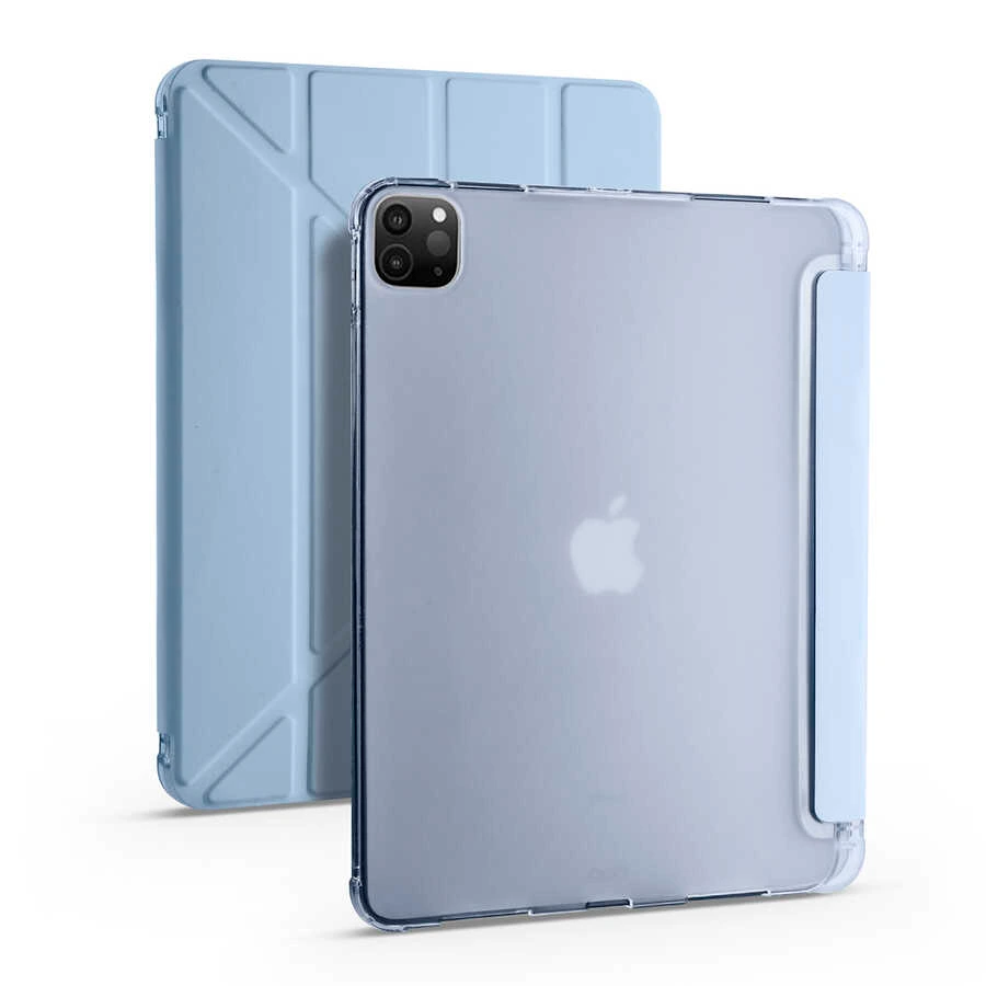 Zore Tri Folding Apple iPad Pro 11 2020 (2.Nesil) Kalem Bölmeli Standlı Kılıf