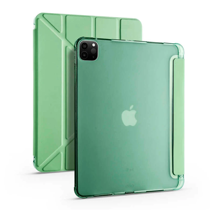 Zore Tri Folding Apple iPad Pro 11 2020 (2.Nesil) Kalem Bölmeli Standlı Kılıf
