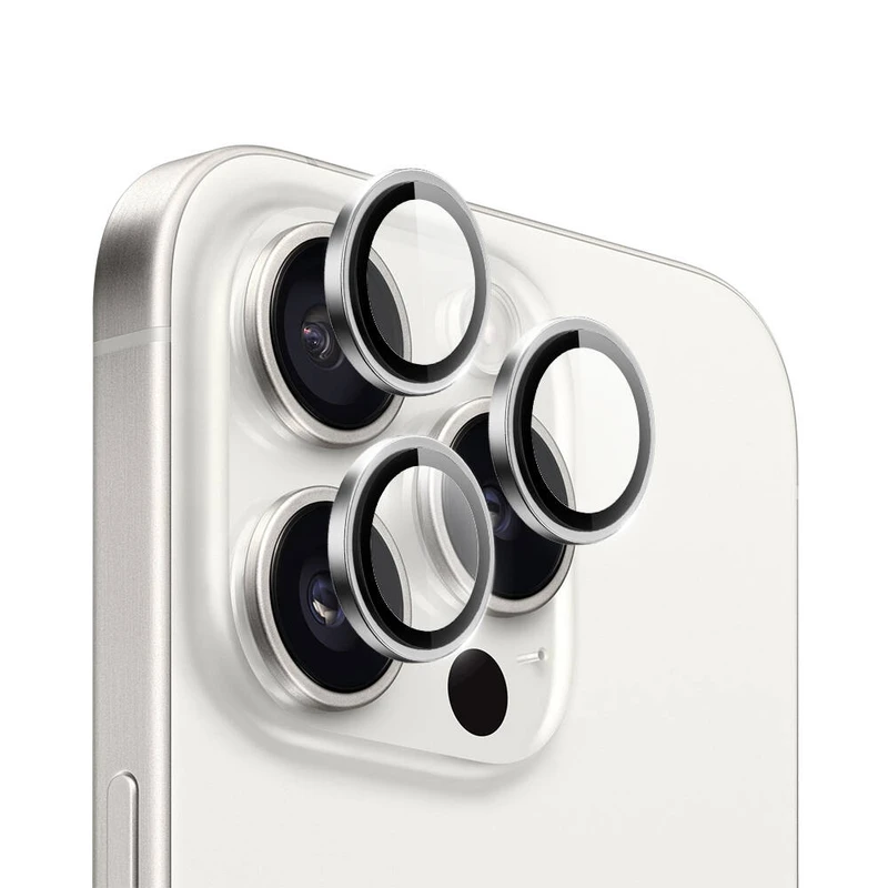 Wiwu LG-004 PVD Lens Guard Apple iPhone 15 Pro Metal Kamera Lens Koruyucu