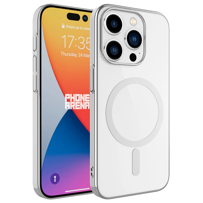 Zore Pixel Apple iPhone 15 Pro Max M-Safe Wireless Şarj Özellikli Kılıf