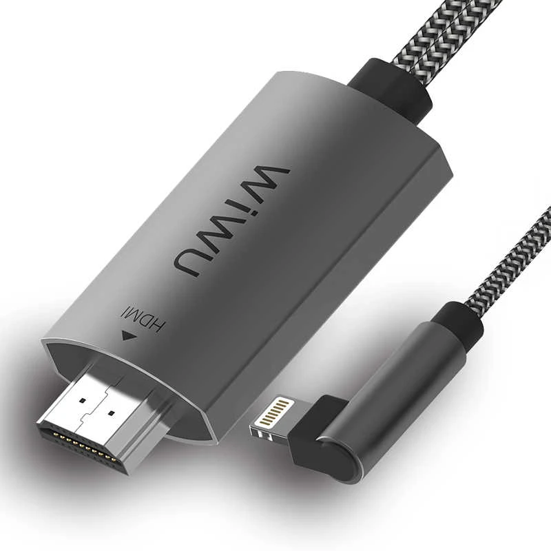 Wiwu X7 Apple iPhone Telefondan Televizyona HDMI Kablo