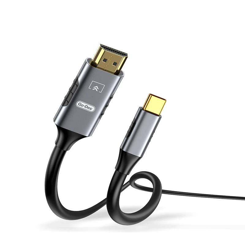 Go Des GD-HM813 Type-C to HDMI 1.8m Görüntü Aktarım Kablosu
