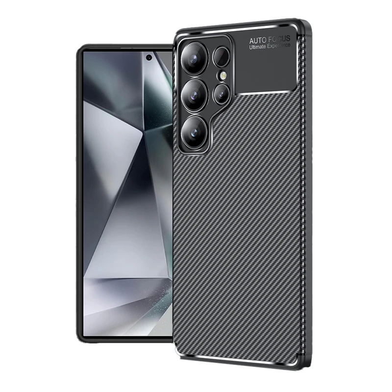 Zore Samsung Galaxy S25 Ultra Negro Silikon Siyah Kılıf