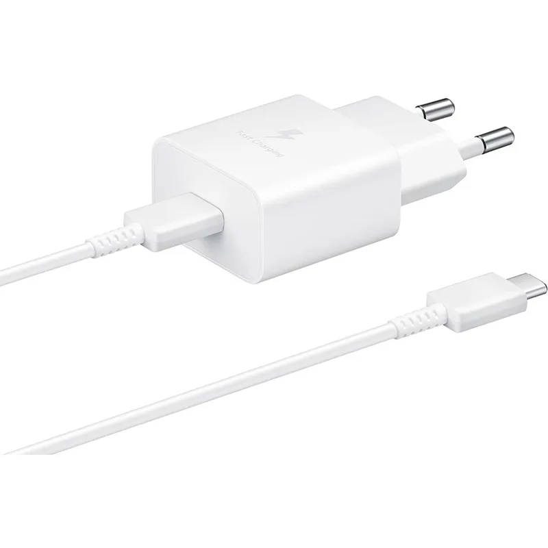 Samsung 15W PD Power Adepter Compact Design / USB-C Port / USB Type-C to C Cable 3A/1M