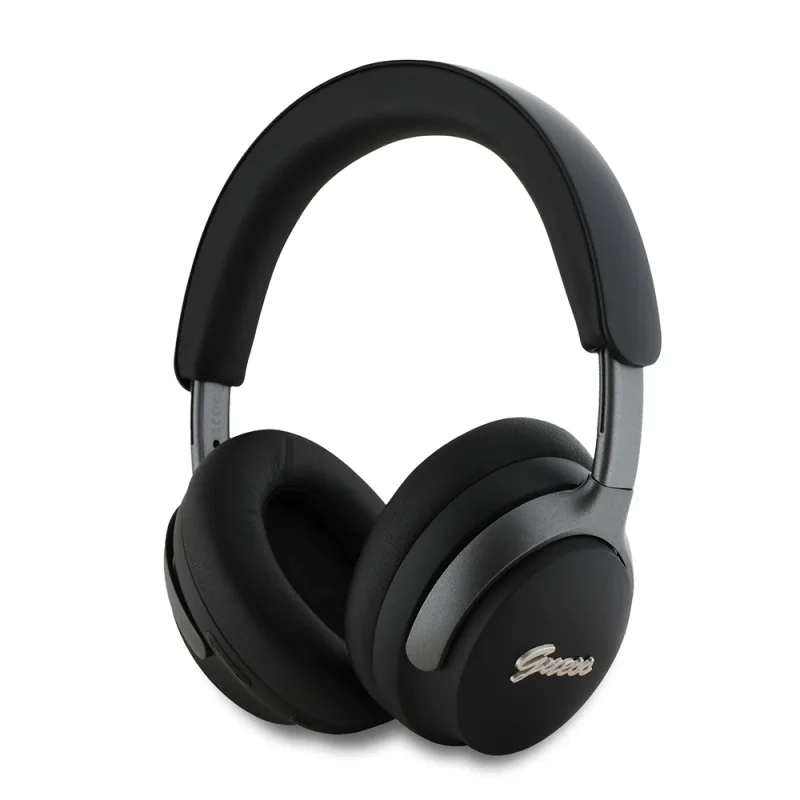 Guess Orjinal Lisanslı Script Serisi ANC/ENC Metal Yazı Logolu Kulak Üstü Bluetooth Kulaklık