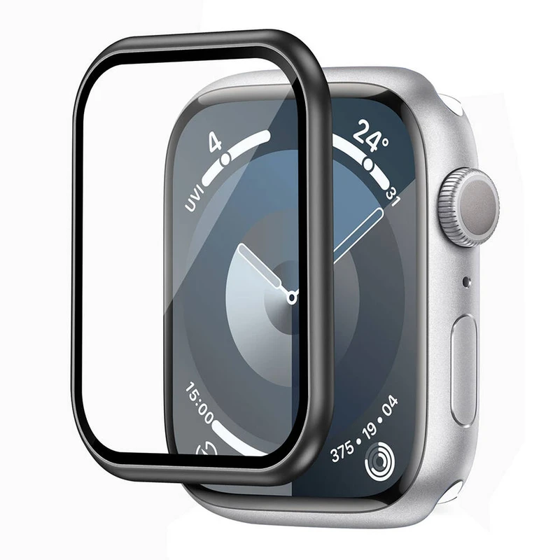 Wiwu Wi-JD106 Easy Install Apple Watch 7 45mm Temperli Cam Ekran Koruyucu