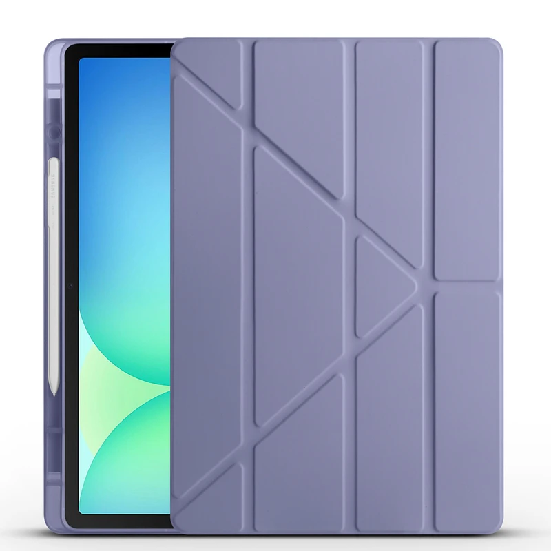 Zore Smart Cover Samsung Galaxy Tab S10 FE Plus Kalem Bölmeli Standlı 1-1 Kılıf