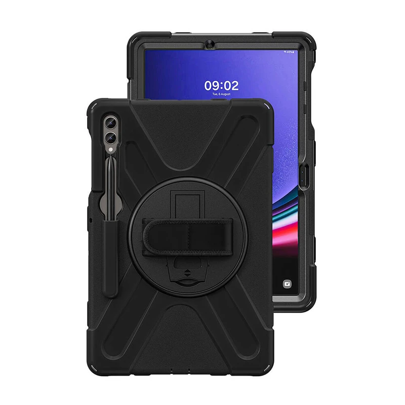 Zore Samsung Galaxy Tab S9 FE Plus Defender Silikon Tablet Kılıf