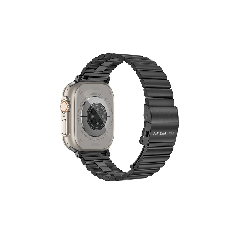 AmazingThing Titan Steel Apple Watch 45-46-49mm Metal Kordon