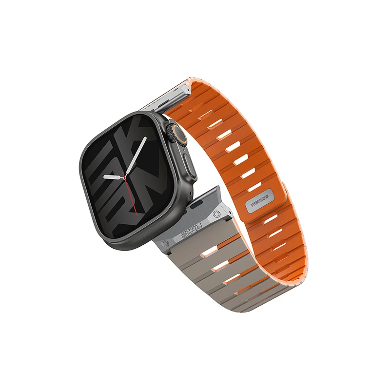 Skinarma Gemini Apple Watch 42-44-45-46-49mm Manyetik TPU Silikon Kordon