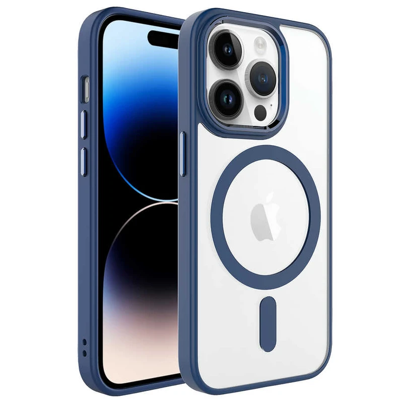 Zore Krom M-Safe Apple iPhone 14 Pro Max Wireless Şarj Özellikli Silikon Kılıf