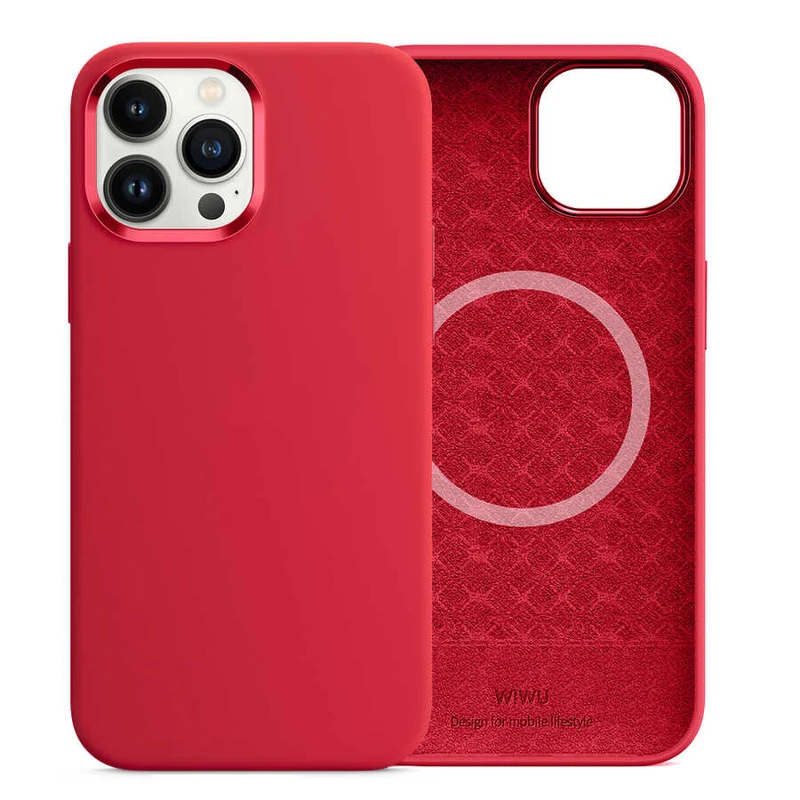 Wiwu M-Safe Apple iPhone 13 Pro Max Magnetic Silikon Kılıf