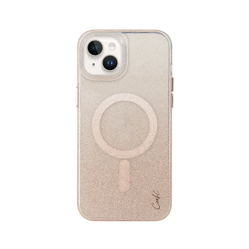 Coehl Lumino Apple iPhone 14 M-Safe Şarj Özellikli Simli Kılıf