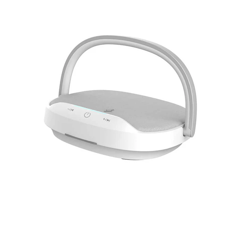 Wiwu Y1 Gece Lambalı Kablosuz Şarj Standlı Bluetooth Hoparlör