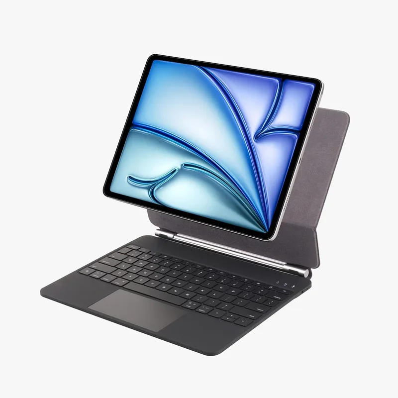 Green Lion Magic Keyboard iPad Pro 13 inç Siyah Klavyeli Kılıf