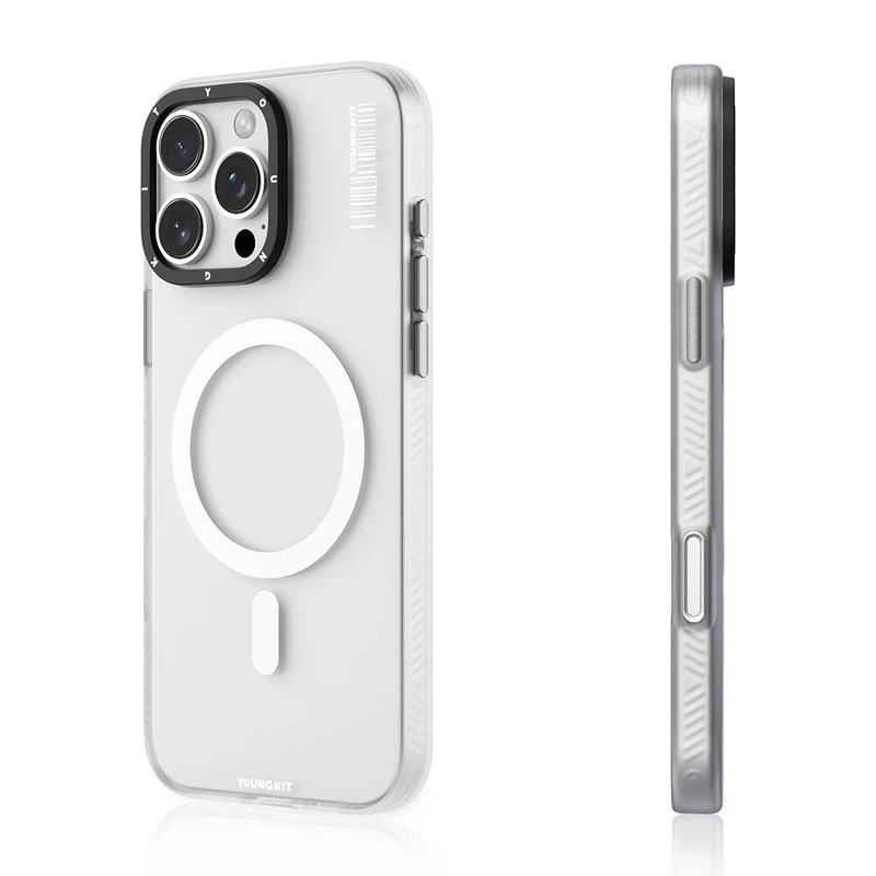 Youngkit Apple iPhone 16 Pro Hidden Sand M-Safe Şarj Özellikli Kılıf