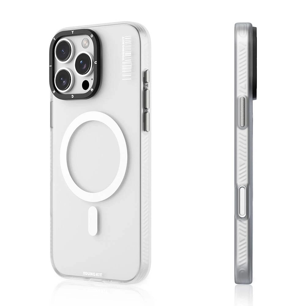 Youngkit Apple iPhone 16 Pro Hidden Sand M-Safe Şarj Özellikli Kılıf
