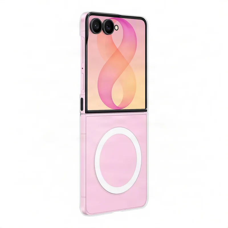 Samsung Galaxy Z Flip8 Clear Magnet Şeffaf Kılıf