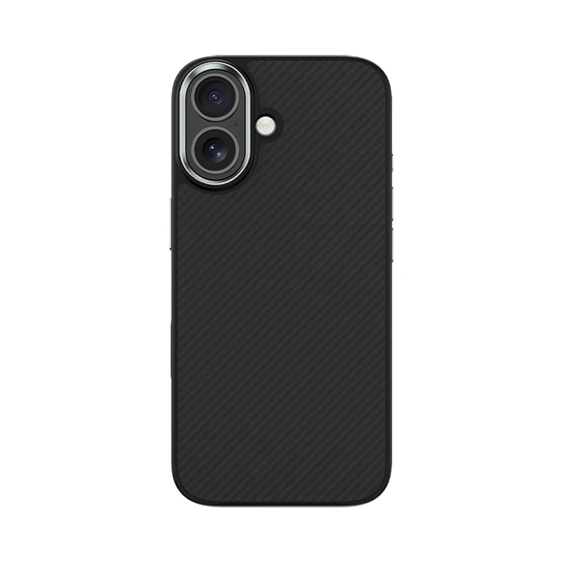 Benks Apple iPhone 17 Hybrid ArmorPro 600D Kevlar Karbon Fiber M-Safe Şarj Özellikli Kılıf