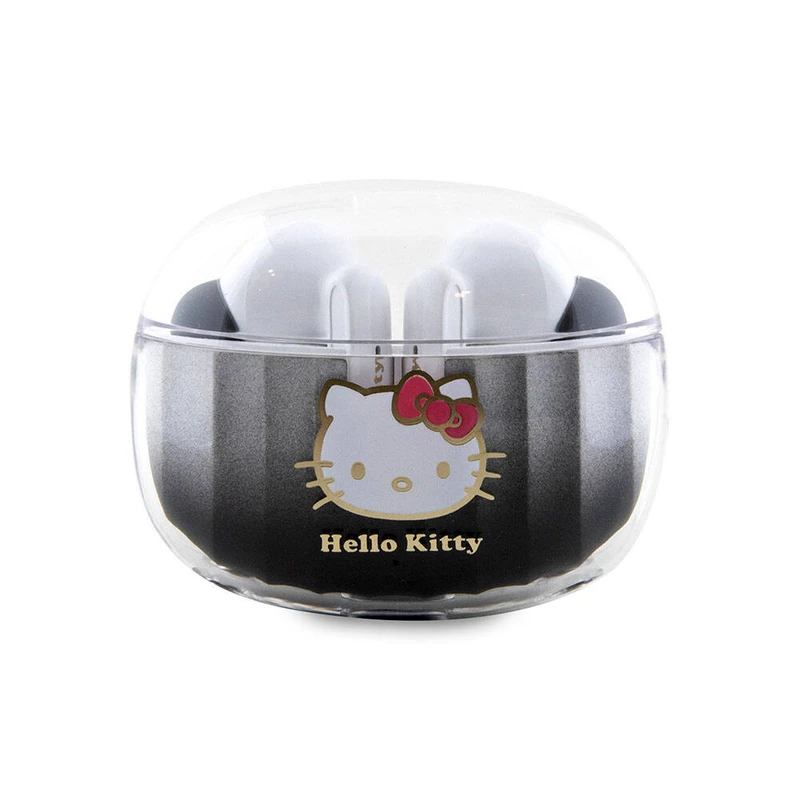 Hello Kitty Orijinal Lisanslı Renk Geçişli Elektroplating Logolu TWS Kablosuz Kulaklık