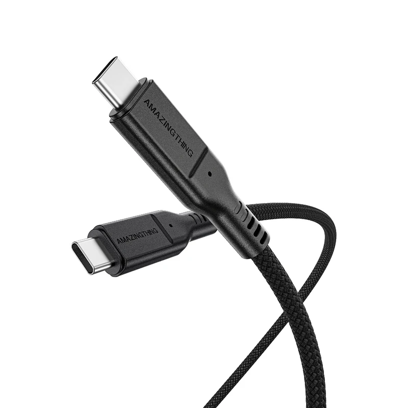 AmazingThing Thunder Pro USB3.2 Gen2 PD3.1 240W 2M Type-C to Type-C Şarj Kablosu
