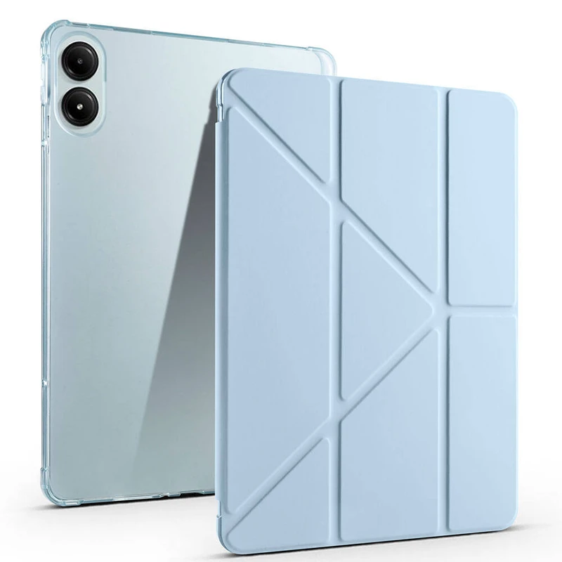 Zore Xiaomi Poco Pad Tri Folding Kalem Bölmeli Standlı Kılıf