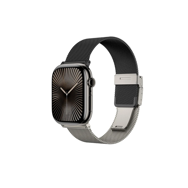 Amazingthing Omni StyleFlip Apple Watch 10 46mm Metal Hasır Kordon